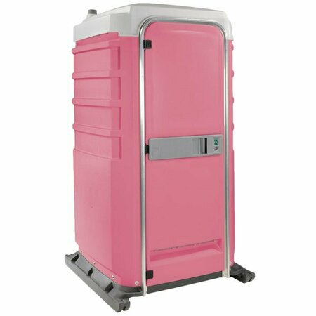 POLYJOHN FS3-1012 Fleet Pink Premium Portable Restroom - Assembled 621FS31012